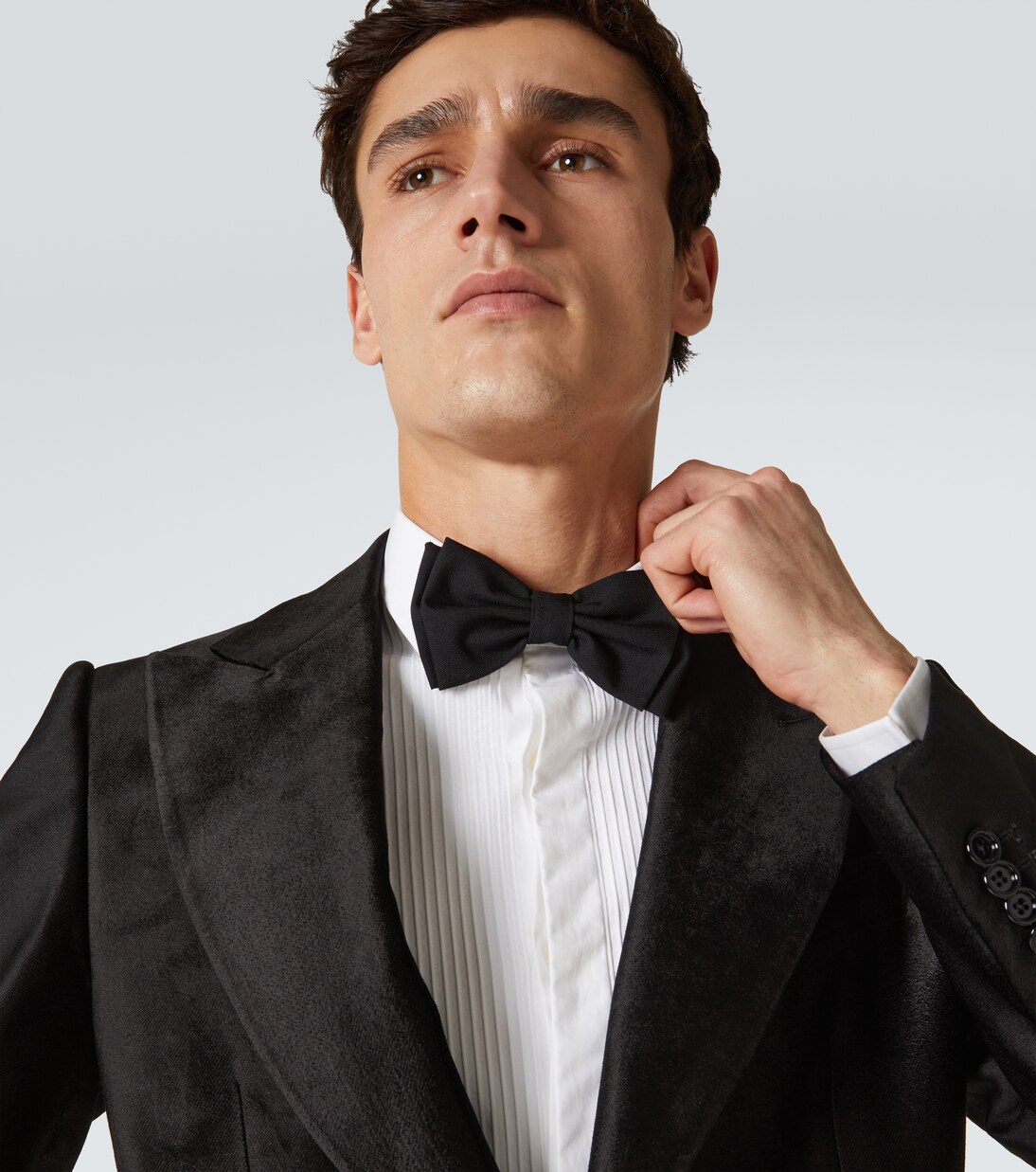 Wool and mohair bow tie | Lardini