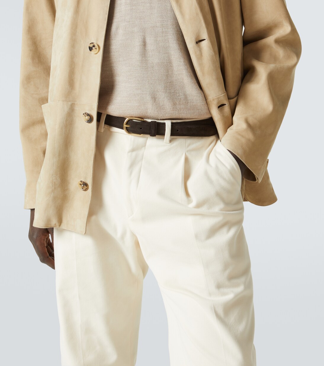 Cardon suede belt | Saman Amel