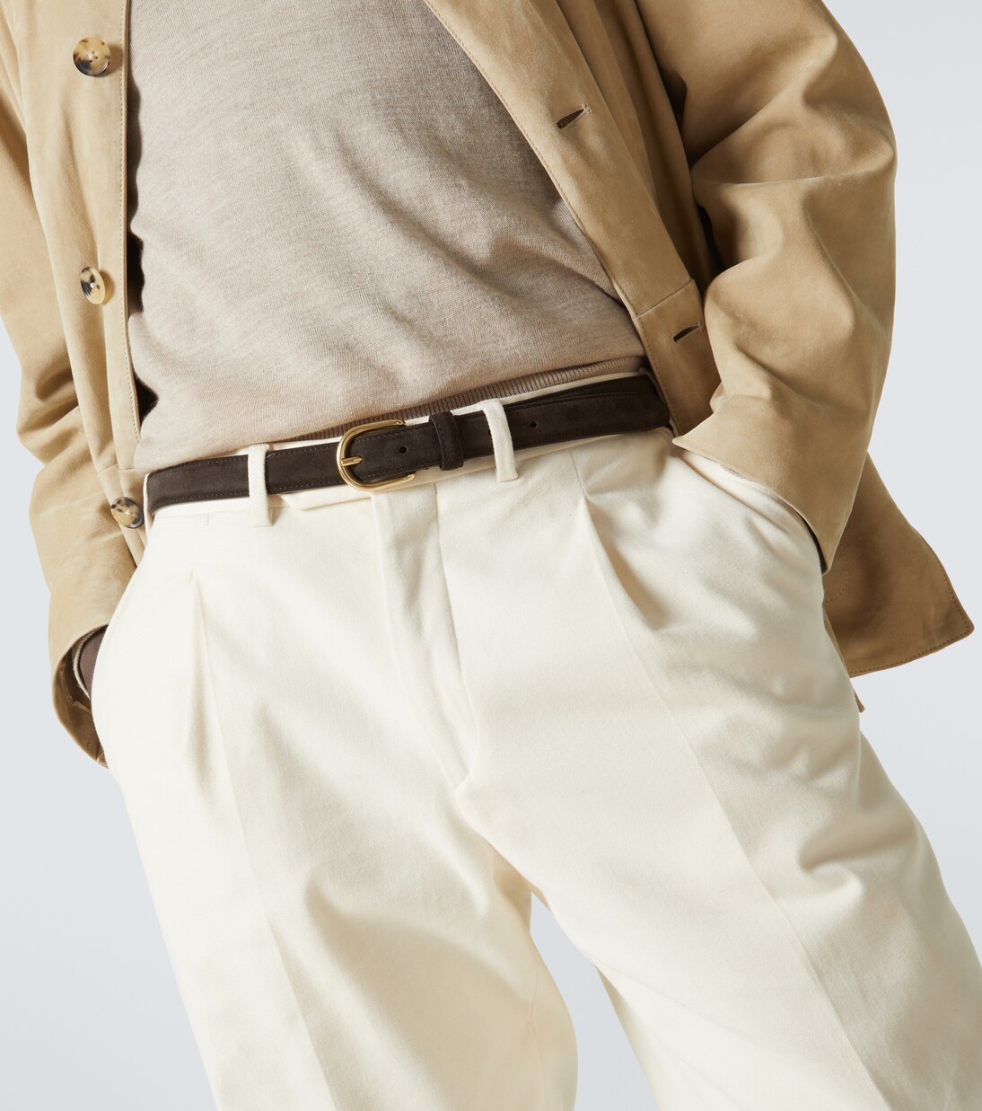 Cardon suede belt | Saman Amel