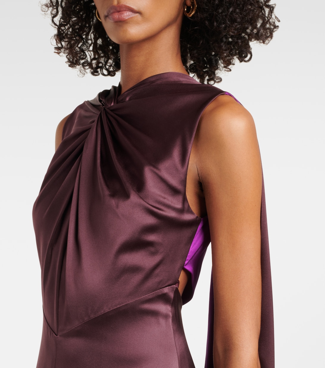 Abito lungo Amanita in seta | Roksanda