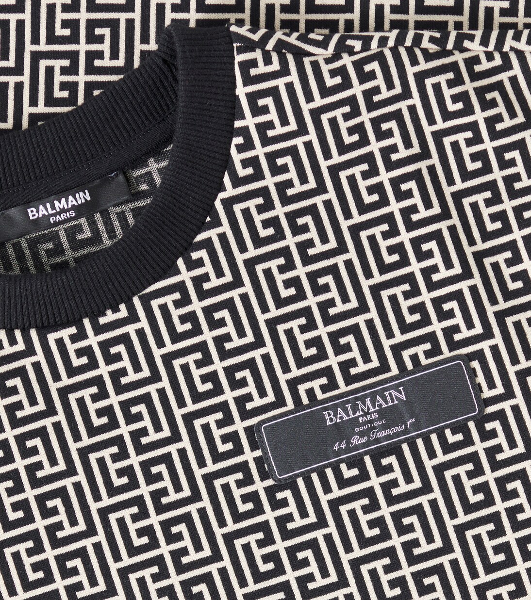 Cotton-blend jersey dress | Balmain Kids