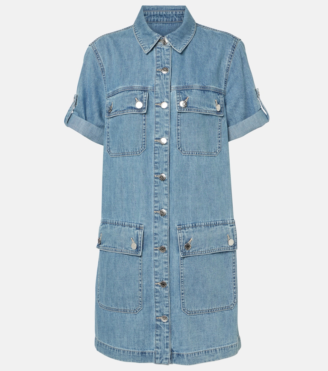 Robe chemise Warren en jean | Veronica Beard