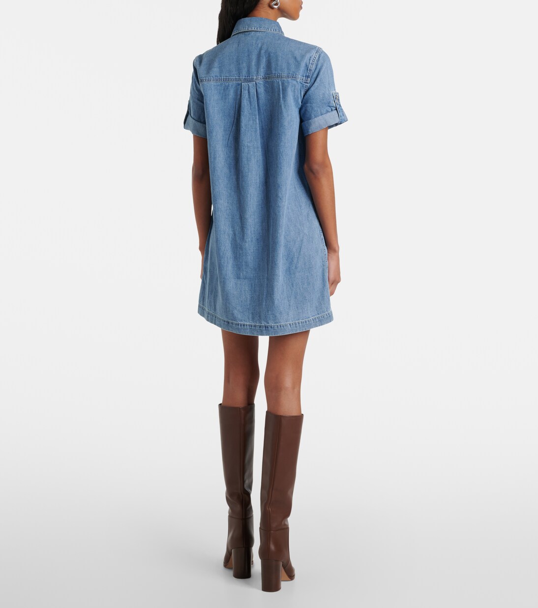 Robe chemise Warren en jean | Veronica Beard