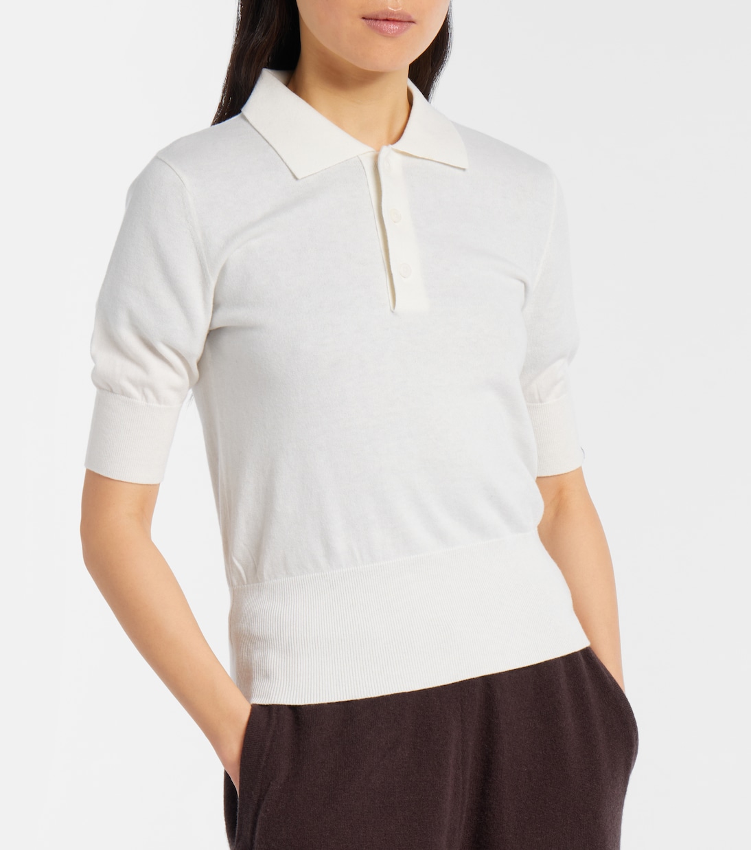 Polohemd aus Baumwolle und Kaschmir | Extreme Cashmere