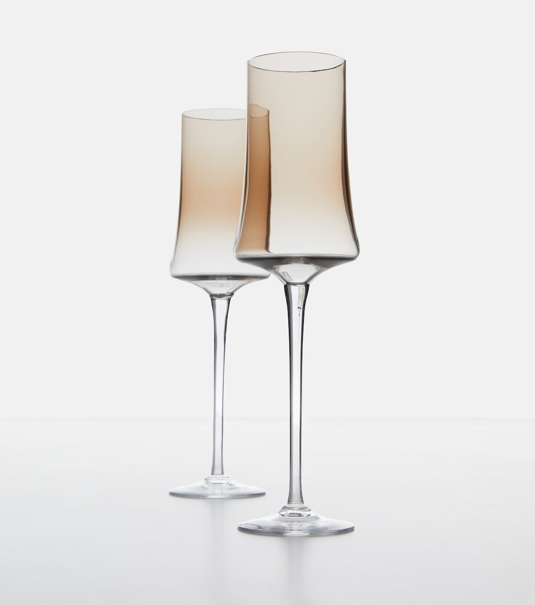 Set of 2 Murano glass champagne flutes | Brunello Cucinelli