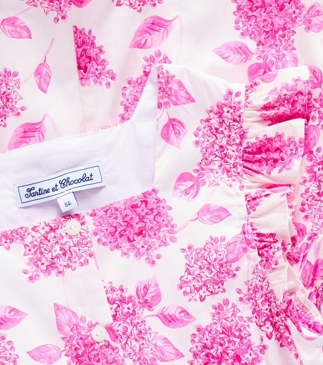 Combi-short en coton à fleurs | Tartine et Chocolat