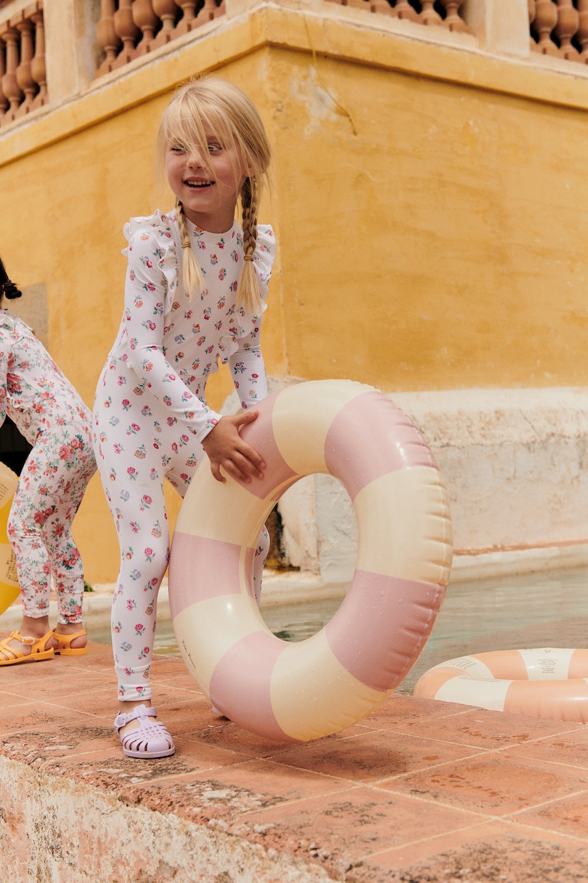 Linette floral rashguard swimsuit | Louise Misha