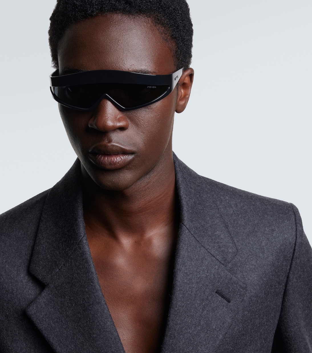 Logo shield sunglasses | Prada