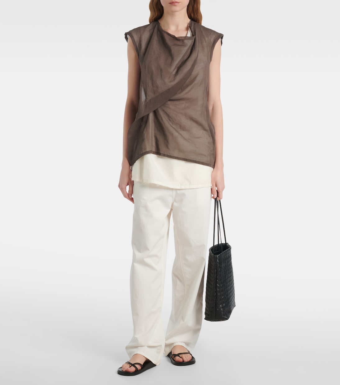 Sandalen Hugh aus Leder | The Row