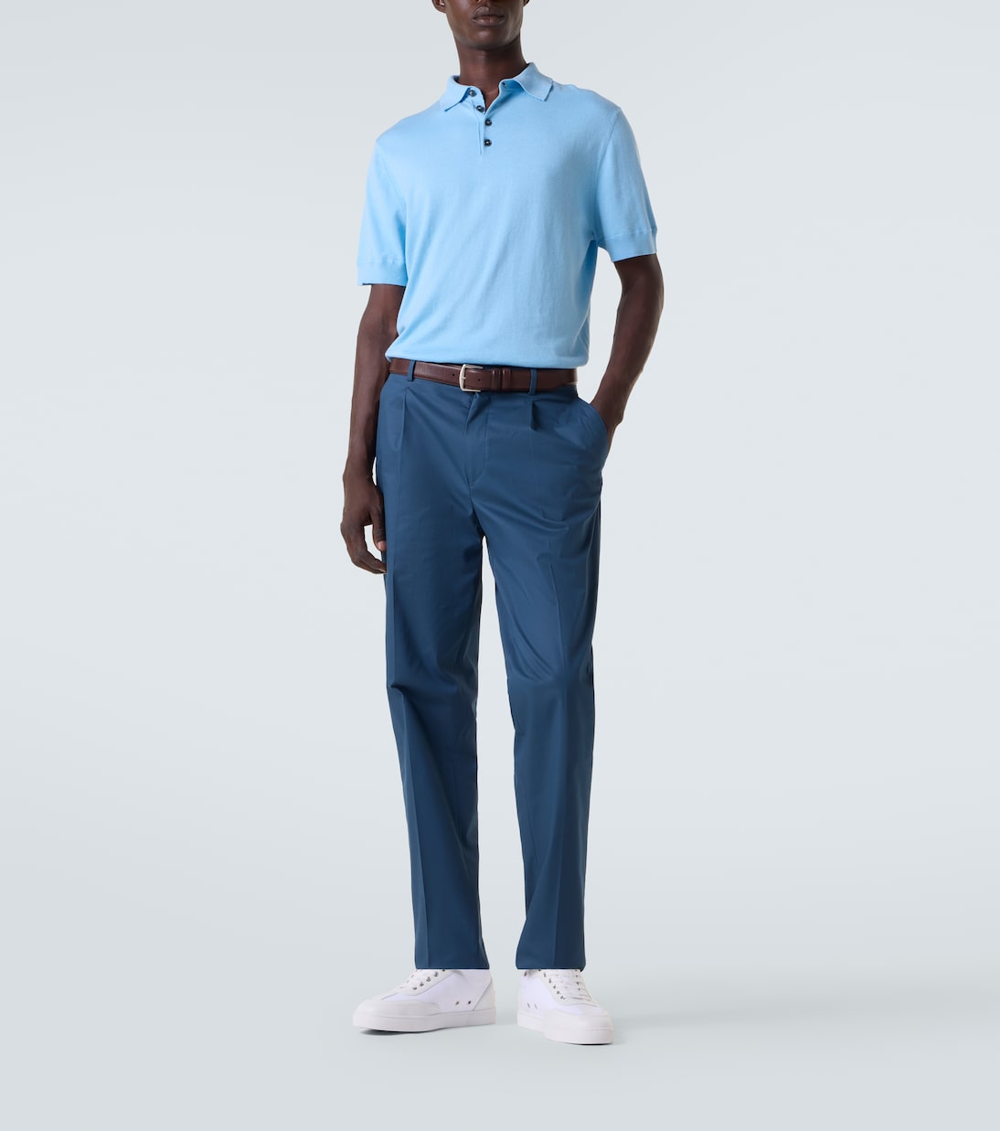 Sneakers Retro aus Leder und Canvas | Christian Louboutin