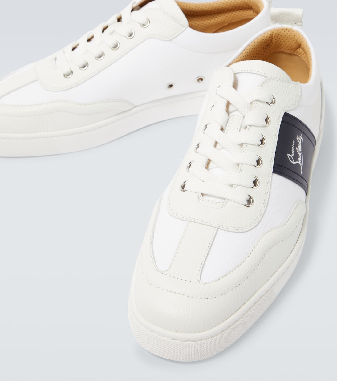 Sneakers Retro aus Leder und Canvas | Christian Louboutin