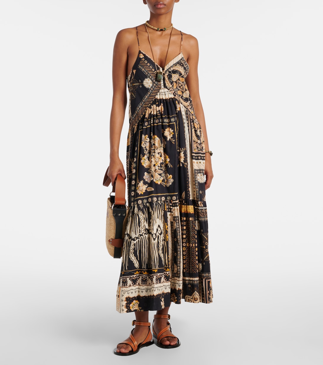 Sabbage printed cotton midi dress | Marant Etoile
