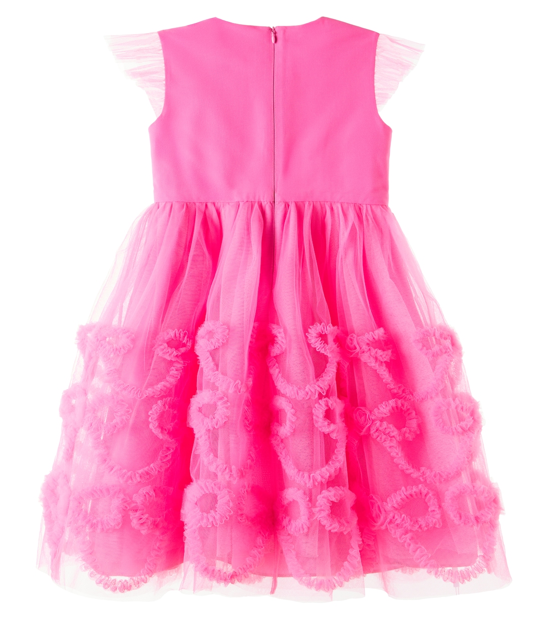 Bow tulle dress | Self-Portrait Kids