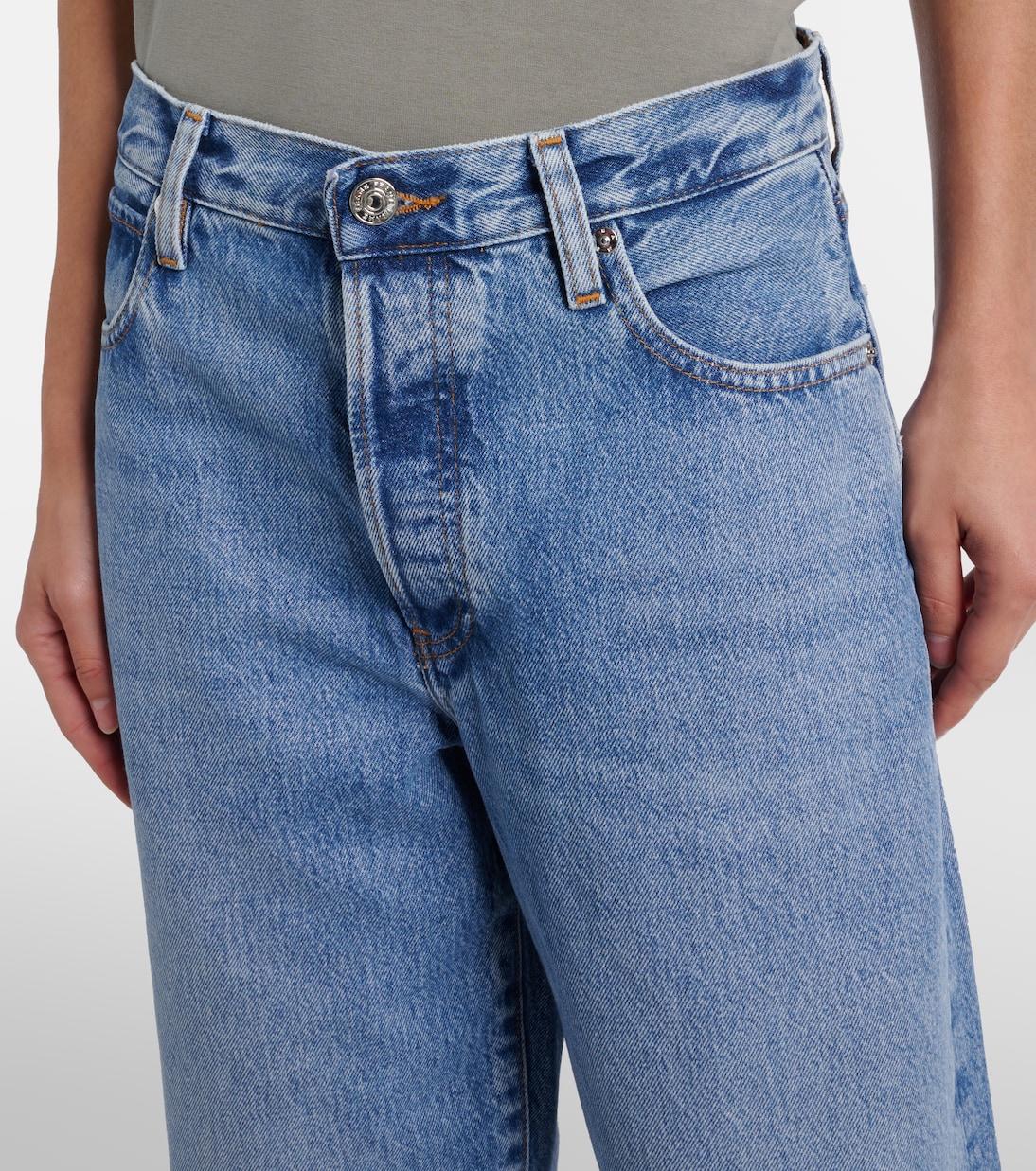 Loose mid-rise wide-leg jeans | Frame