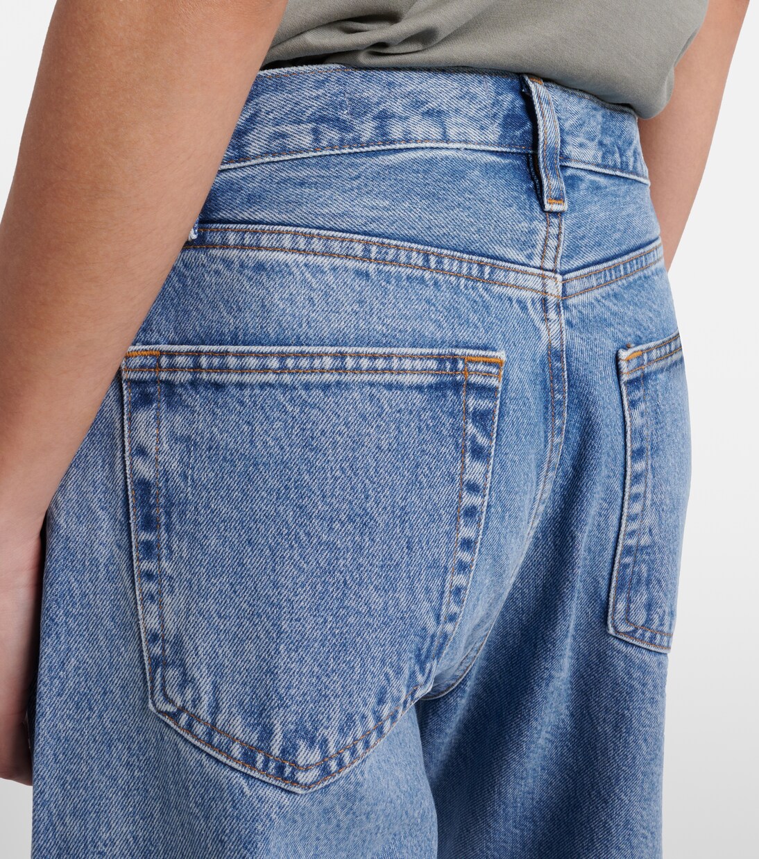 Loose mid-rise wide-leg jeans | Frame