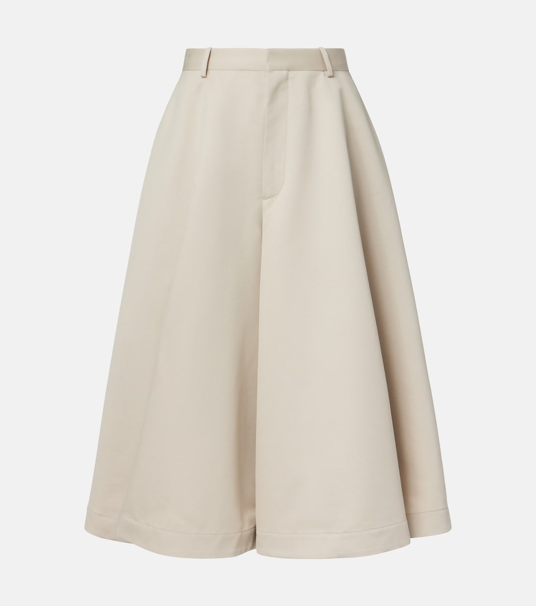 Cotton and silk twill culottes | Bottega Veneta