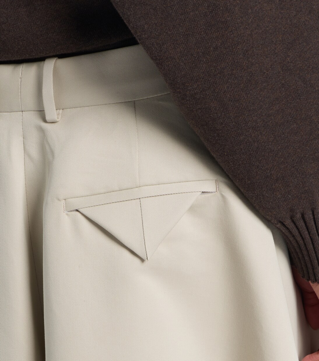 Cotton and silk twill culottes | Bottega Veneta