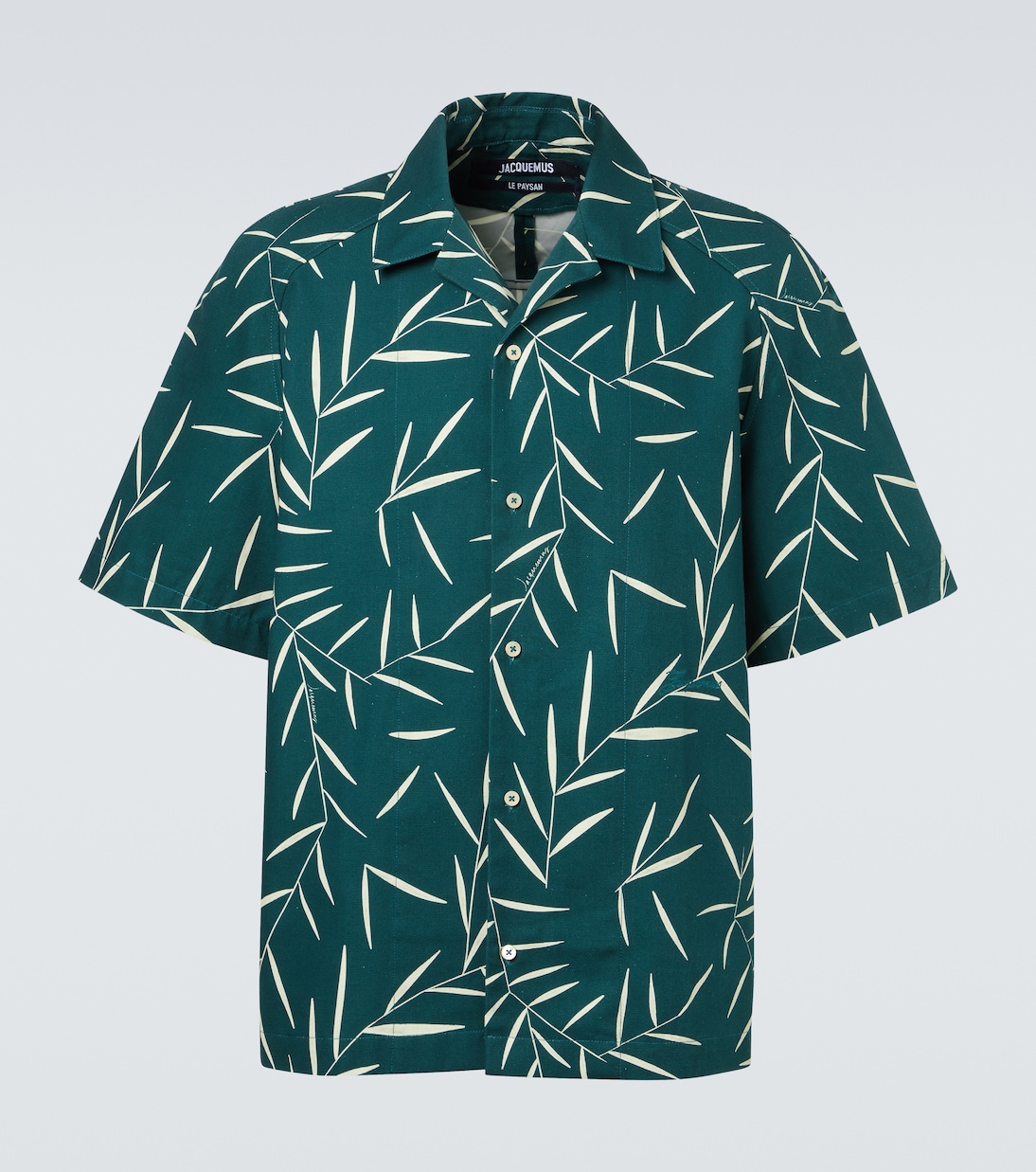 Fonccio printed cotton bowling shirt | Jacquemus