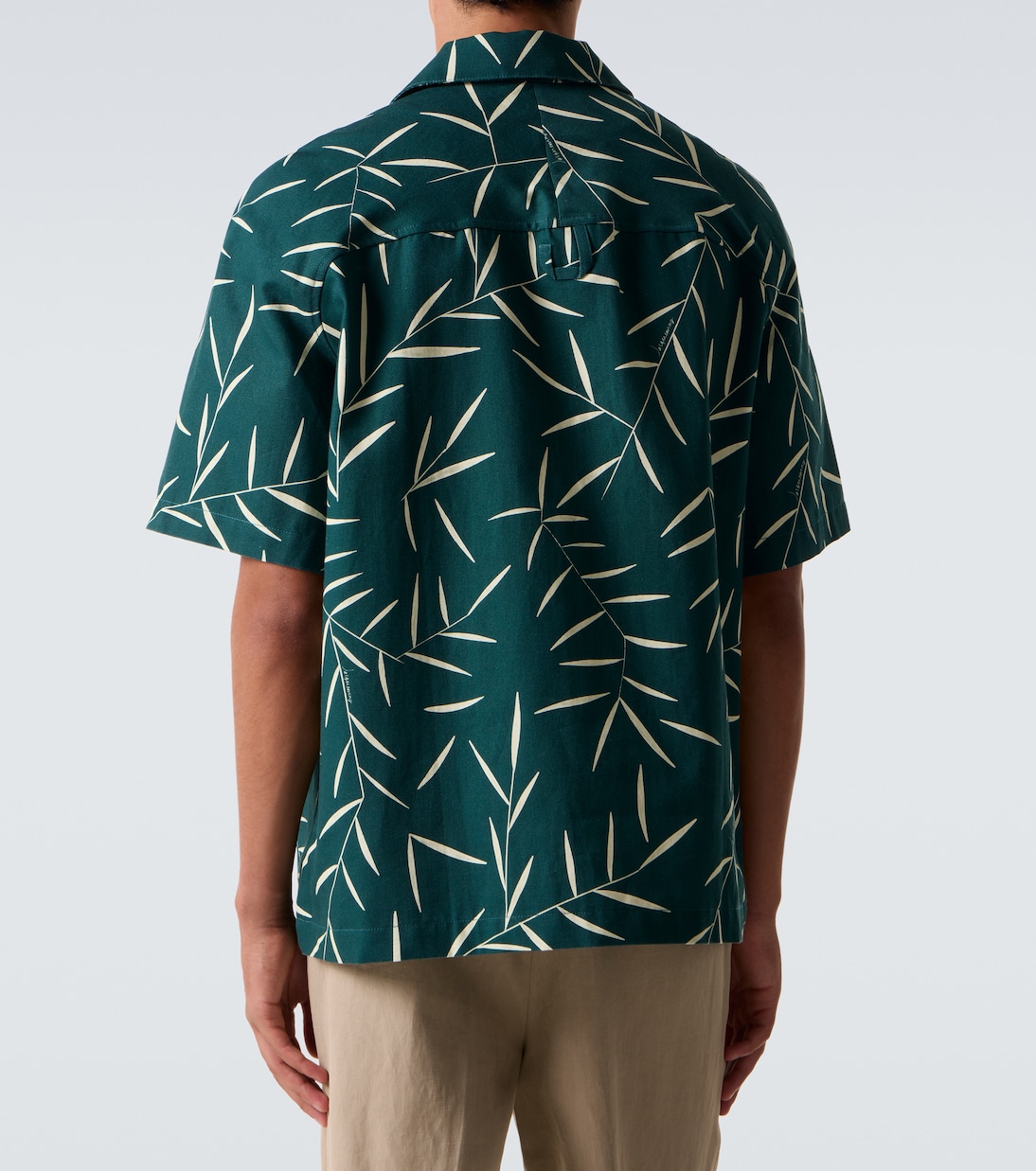 Fonccio printed cotton bowling shirt | Jacquemus