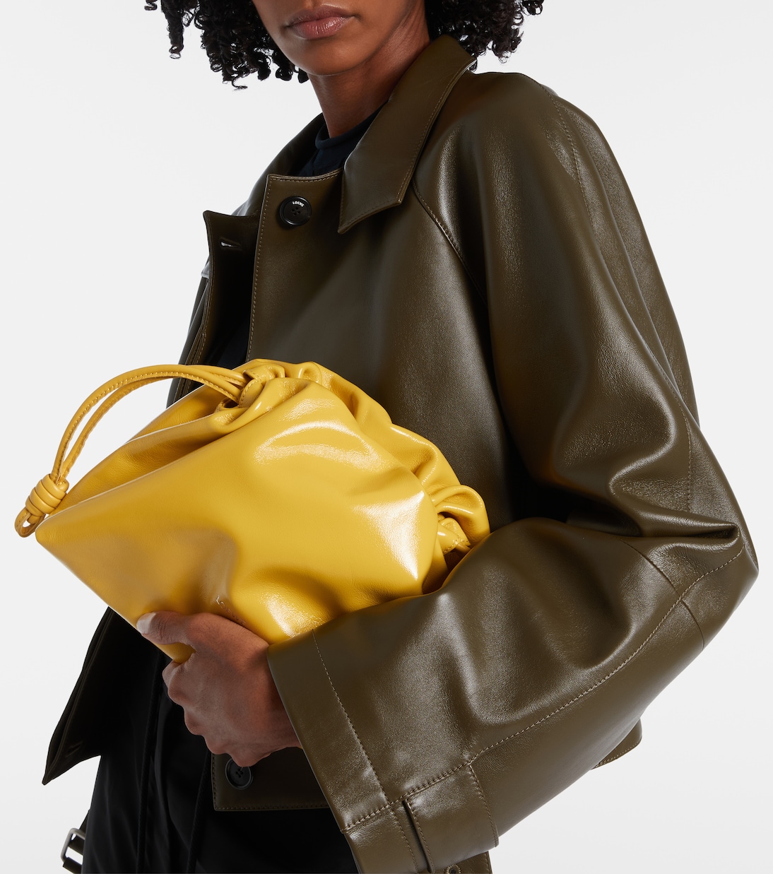 Flamenco Medium leather clutch | Loewe