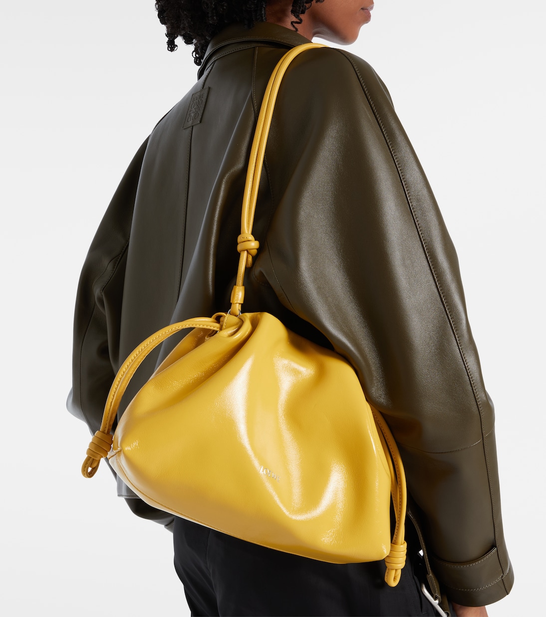 Flamenco Medium leather clutch | Loewe