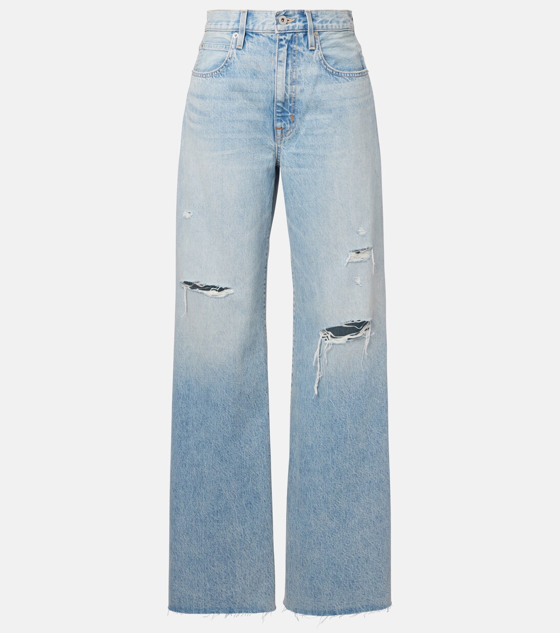 Jeans Nico a gamba larga a vita media | Slvrlake