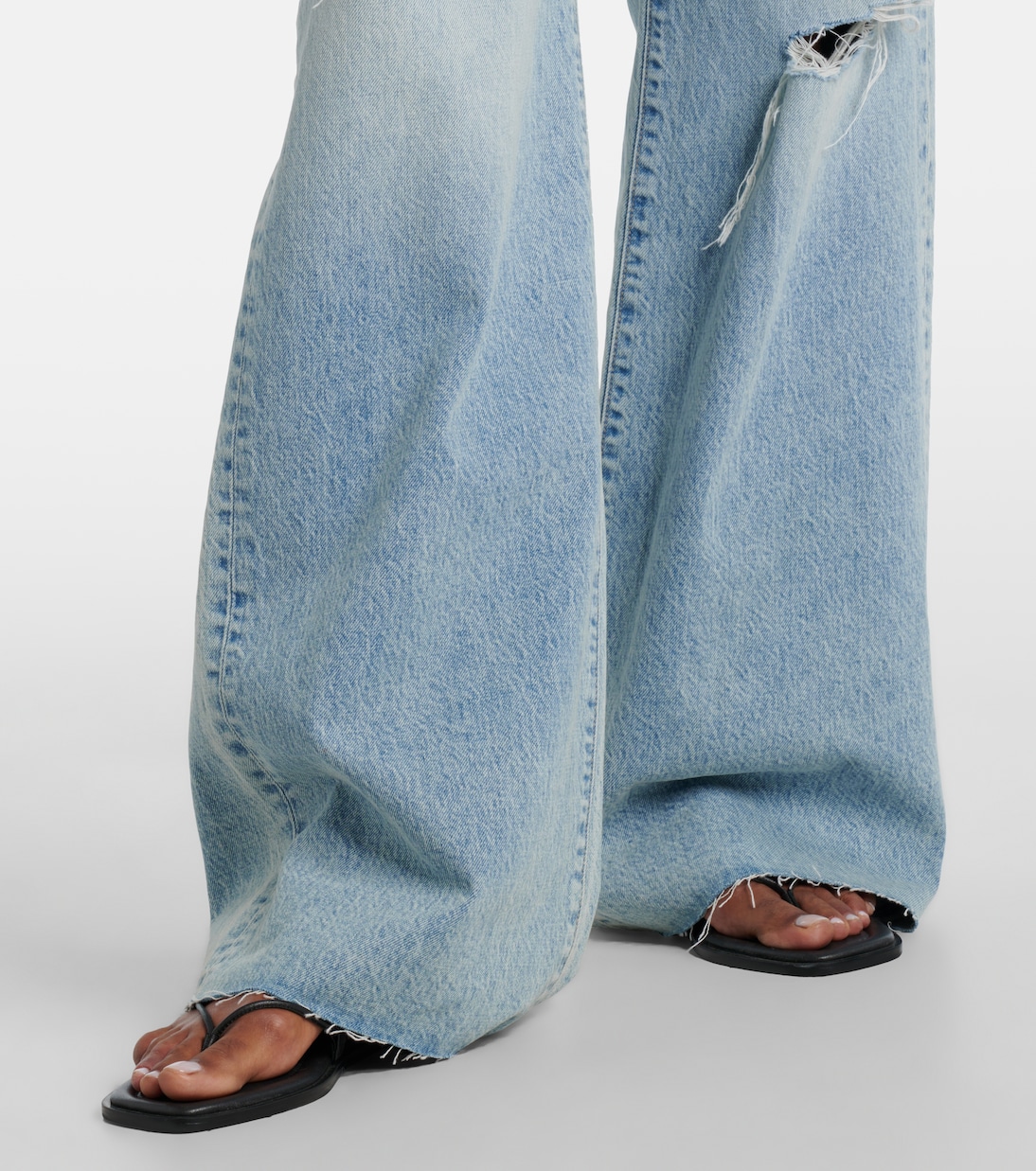 Jeans Nico a gamba larga a vita media | Slvrlake