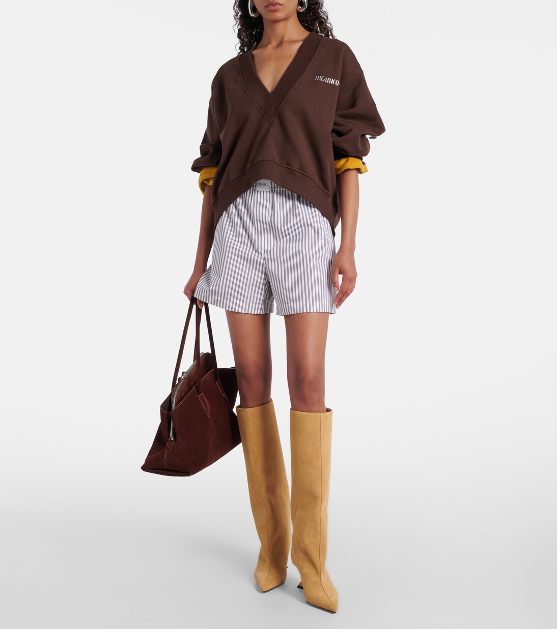 Cheope 105 suede knee-high boots | The Attico