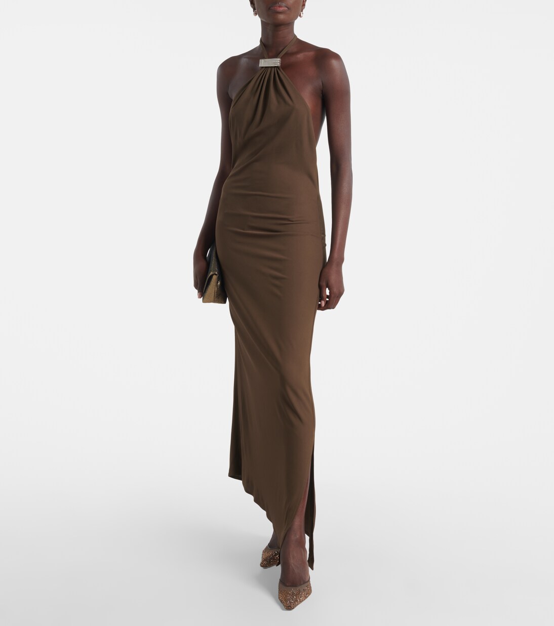 Vivi 65 crystal-embellished mesh mules | Jimmy Choo