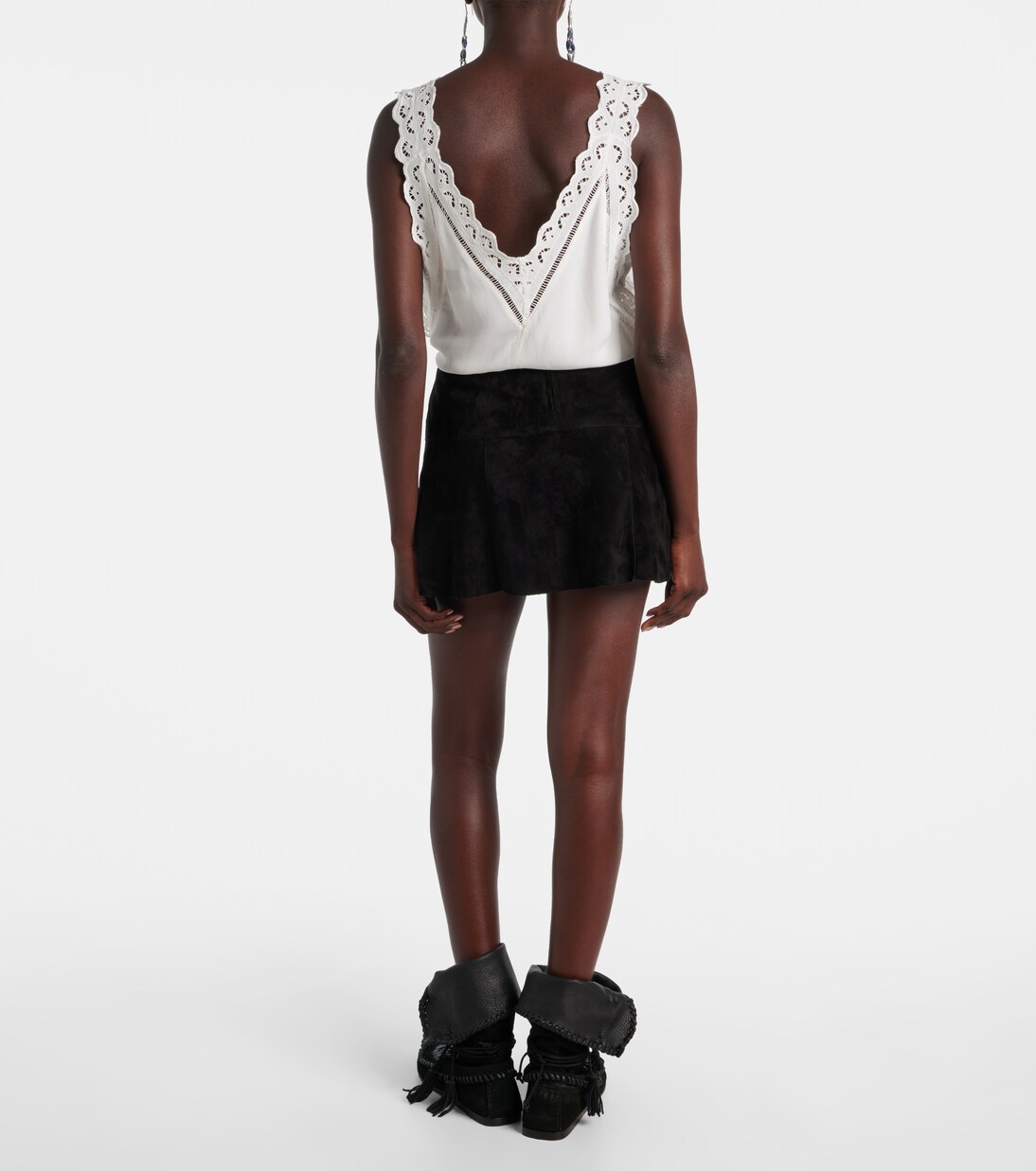 Minirock Dilara aus Veloursleder | Isabel Marant