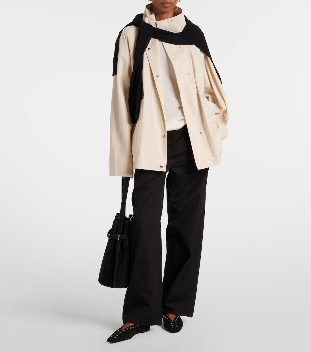 Weite Hose aus Baumwolle | Toteme