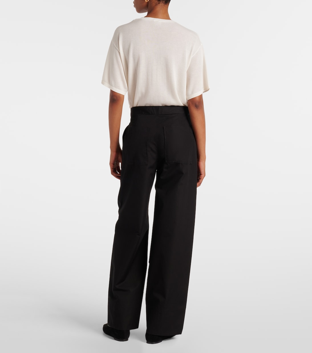 Weite Hose aus Baumwolle | Toteme