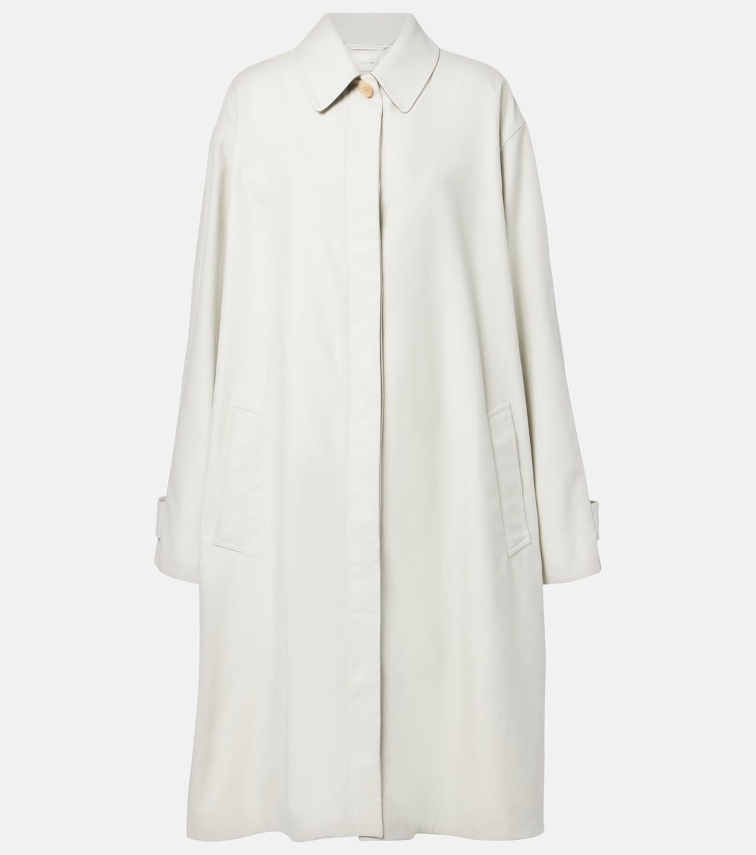 Pluma cotton and cashmere coat | The Row