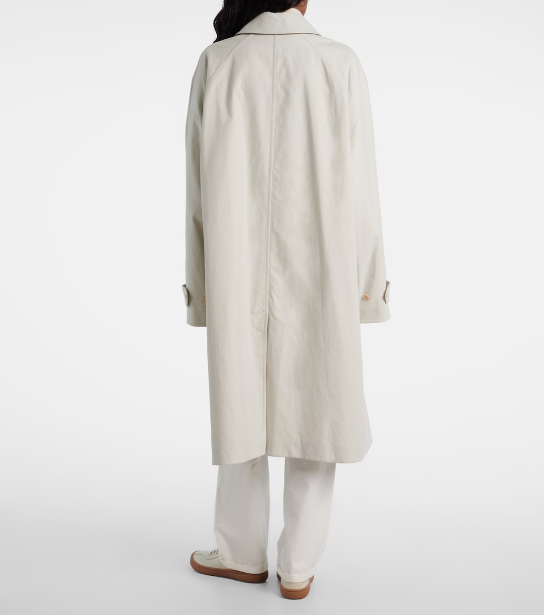 Pluma cotton and cashmere coat | The Row
