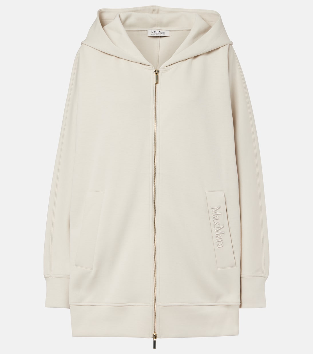 Verbano cotton jersey zip-up hoodie | 'S Max Mara