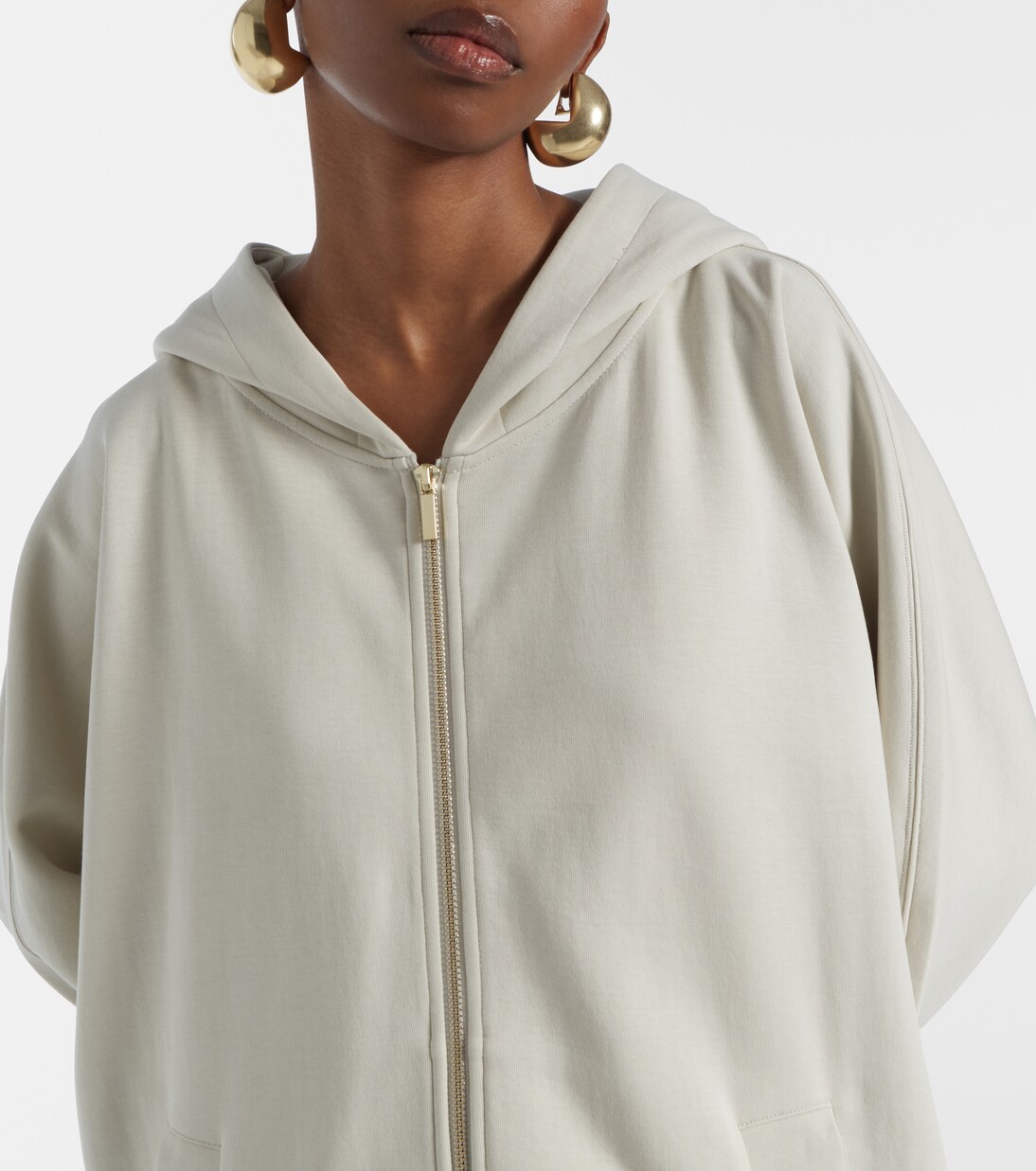 Verbano cotton jersey zip-up hoodie | 'S Max Mara