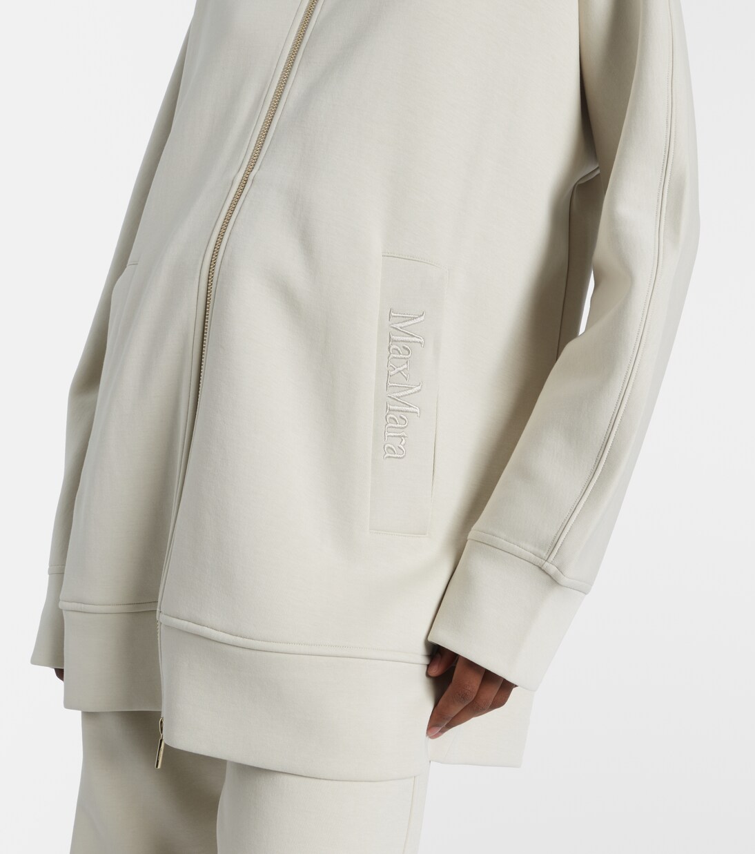 Verbano cotton jersey zip-up hoodie | 'S Max Mara