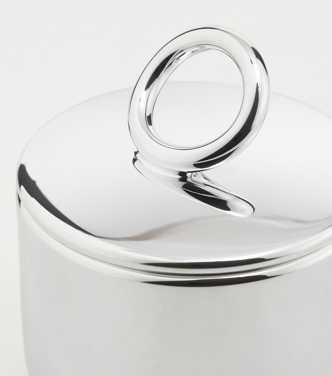Vertigo silver-plated sugar bowl by Andrée Putman | Christofle