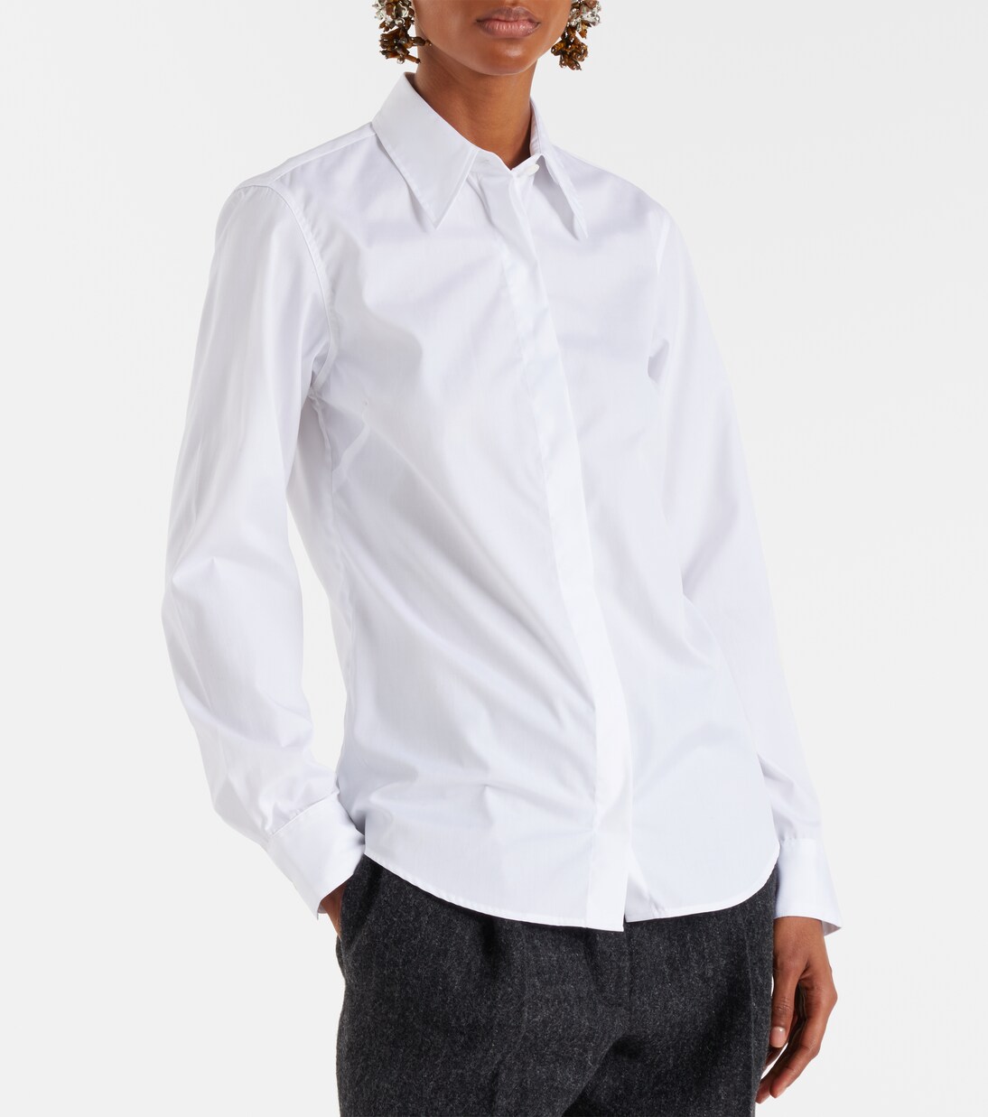 Cotton poplin shirt | Dries Van Noten