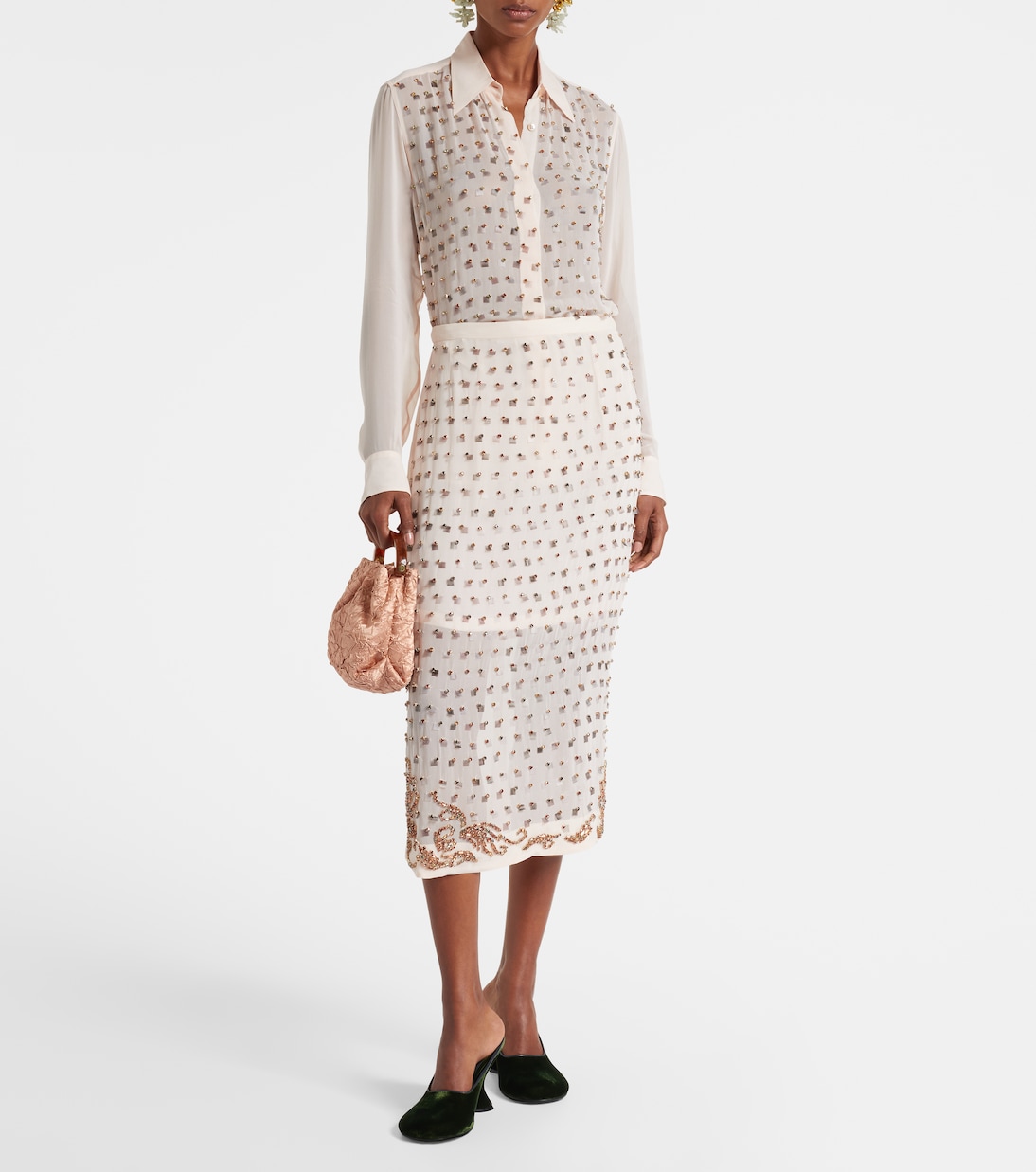 Hemd mit Kristallen | Dries Van Noten