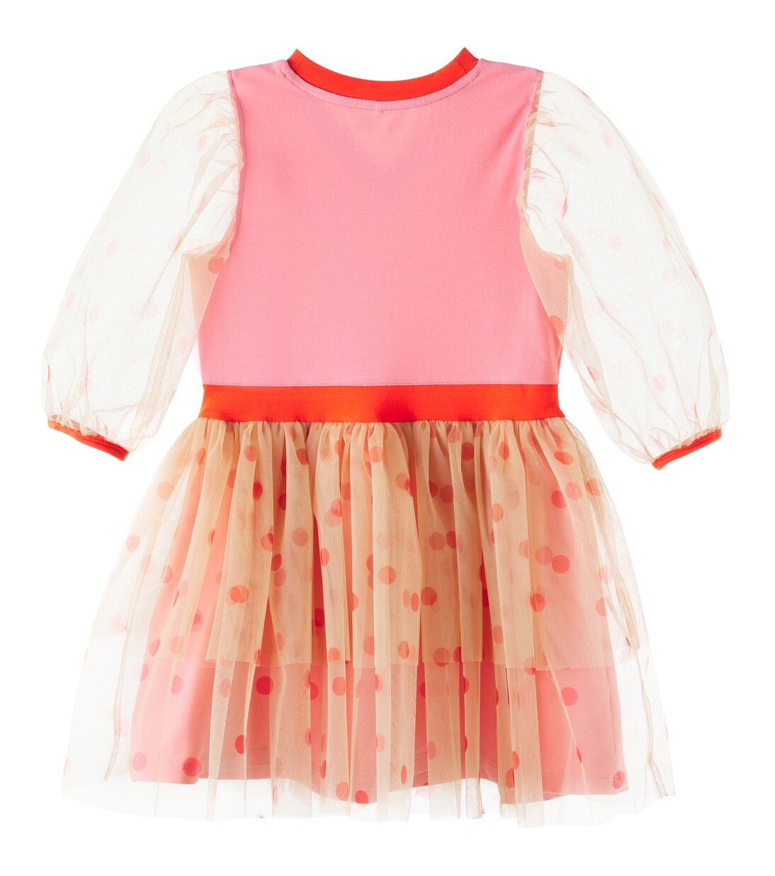 Tulle and cotton-blend dress | Mini Rodini