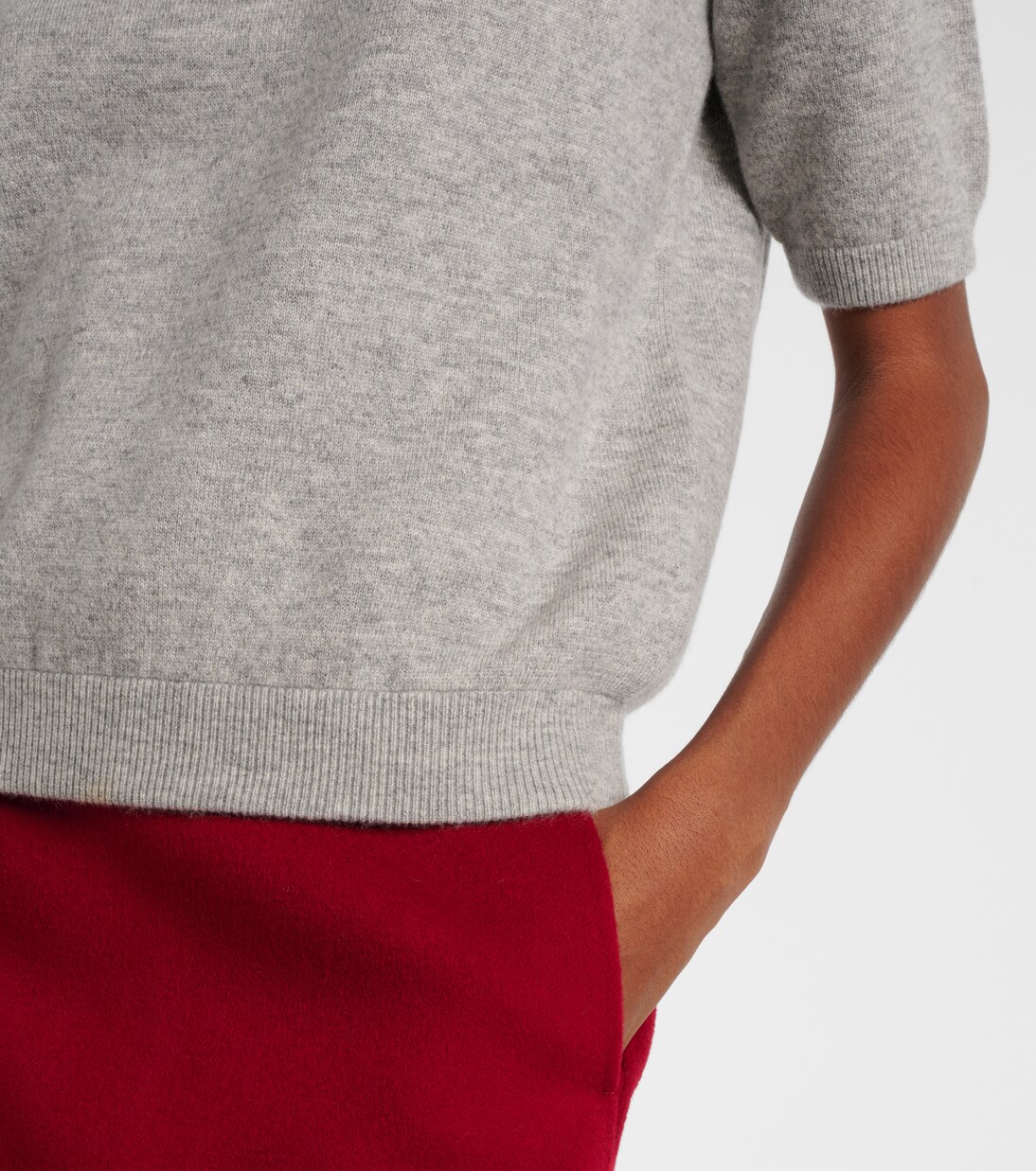 Knitted wool and cashmere-blend T-shirt | 'S Max Mara
