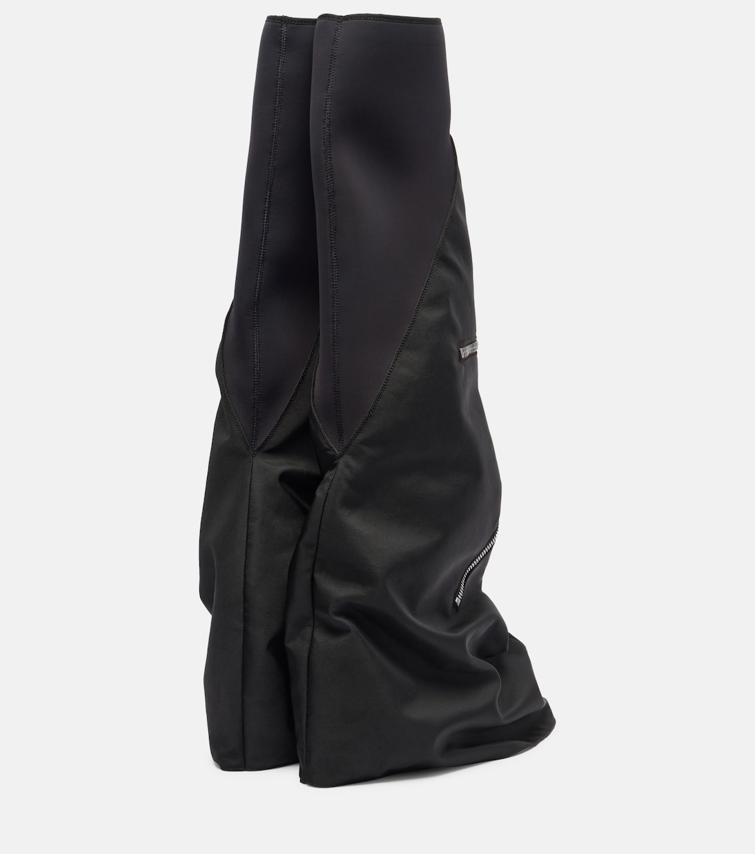 Zipper-detail over-the-knee boots | Rick Owens