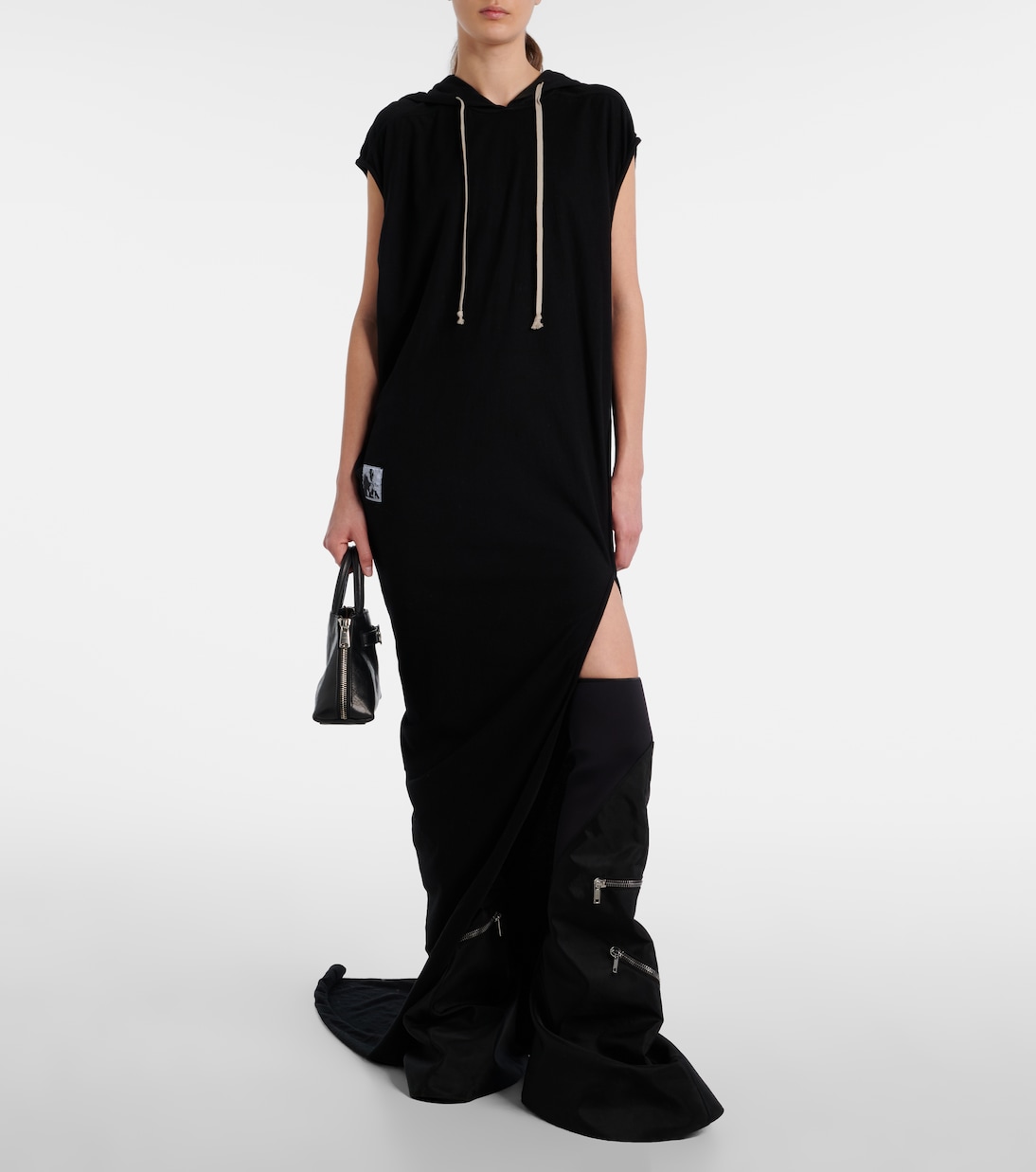 Zipper-detail over-the-knee boots | Rick Owens