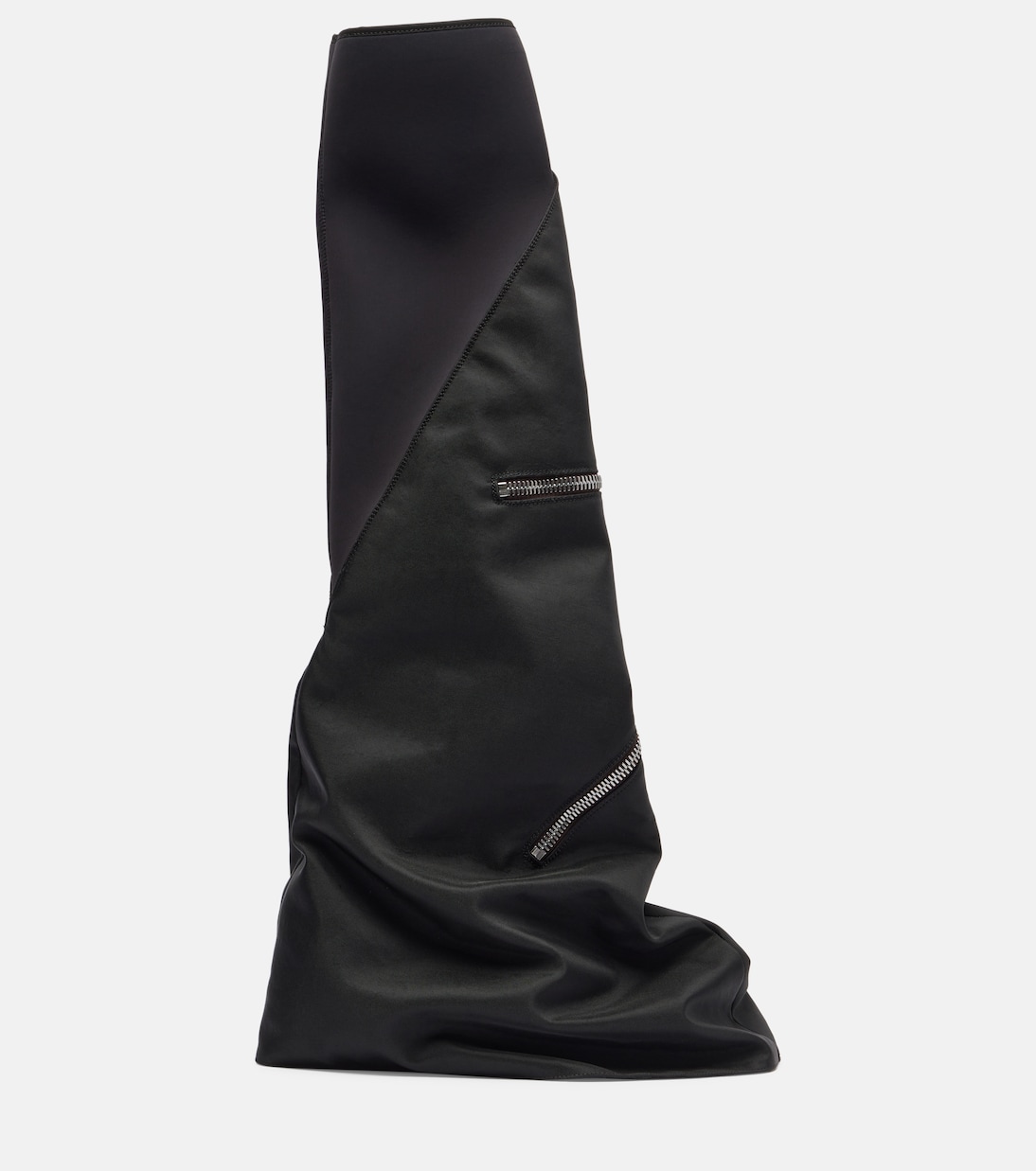 Zipper-detail over-the-knee boots | Rick Owens