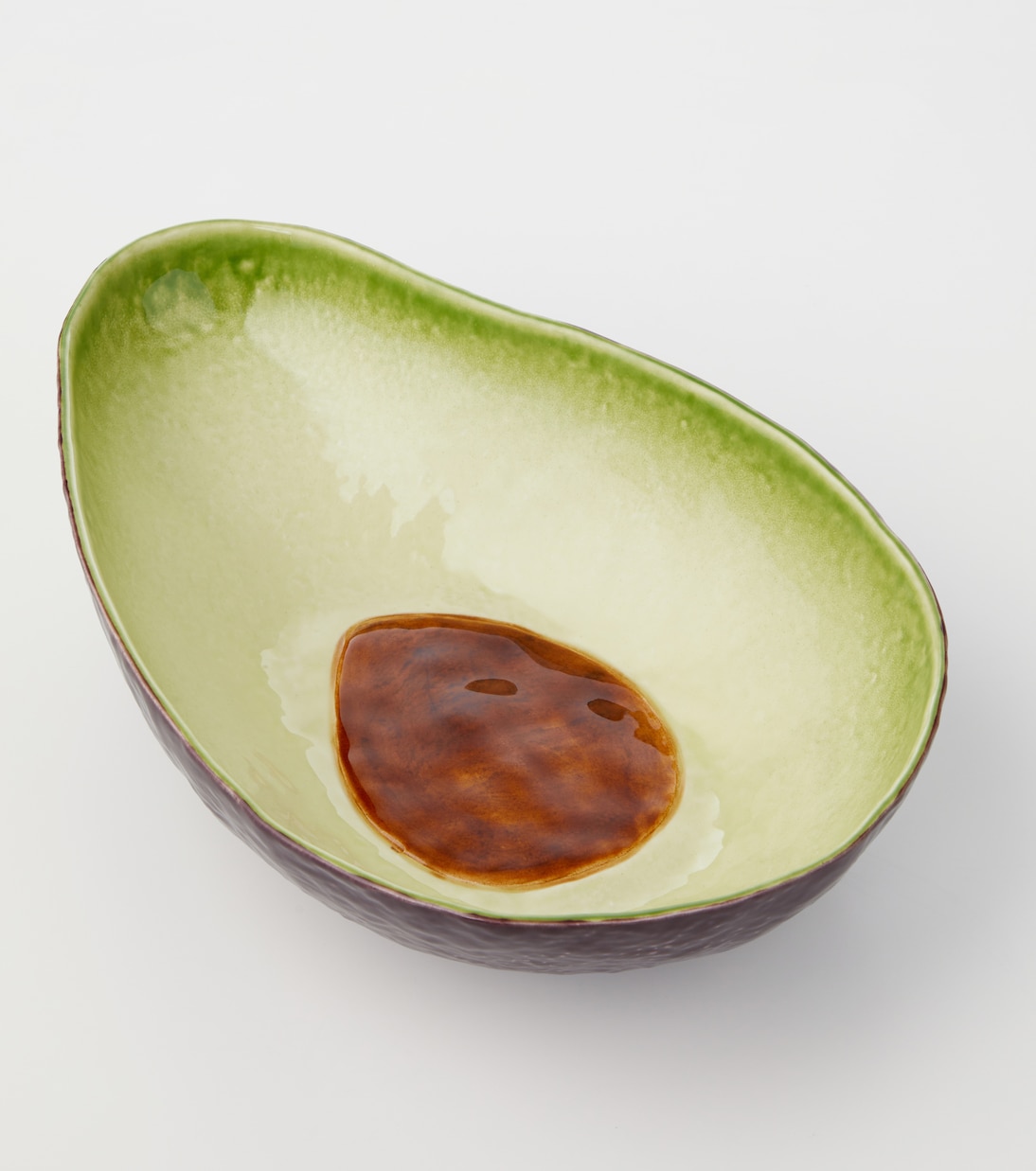 Tropical Fruits Avocado earthenware salad bowl | Bordallo Pinheiro