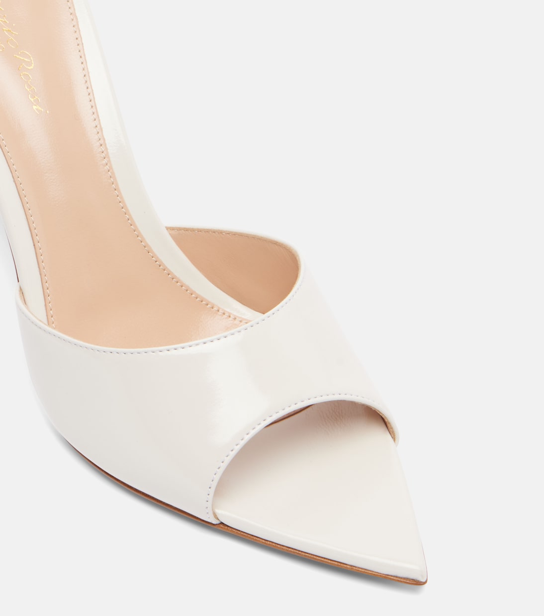 Pantoletten Elle 85 aus Lackleder | Gianvito Rossi