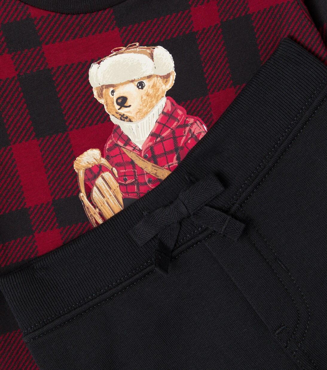 Baby Set aus Pullover und Jogginghose aus Baumwolle | Polo Ralph Lauren Kids