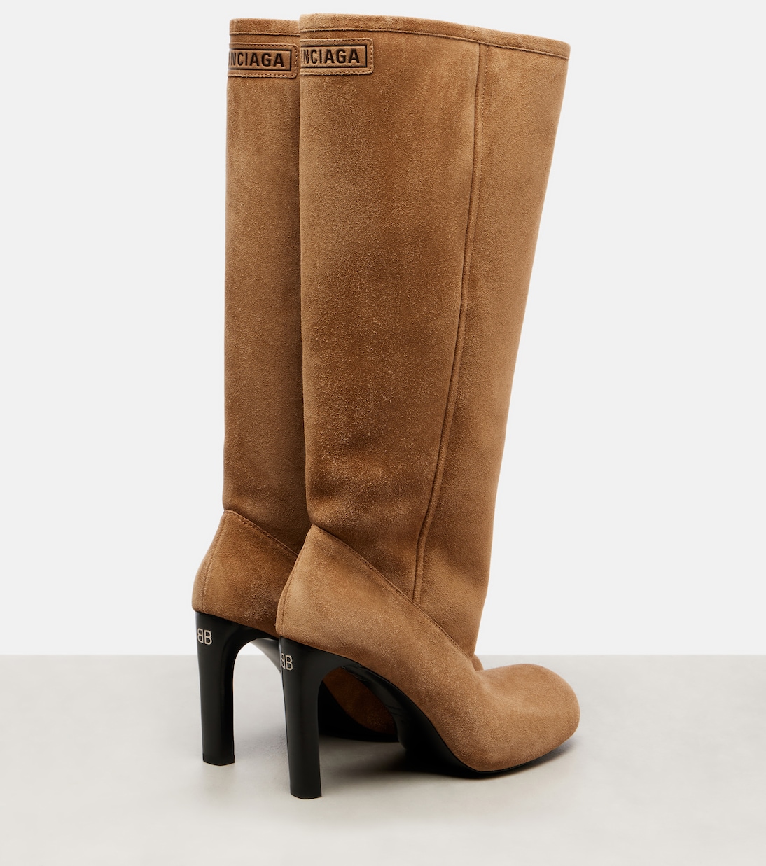 Fargo 80 suede knee-high boots | Balenciaga