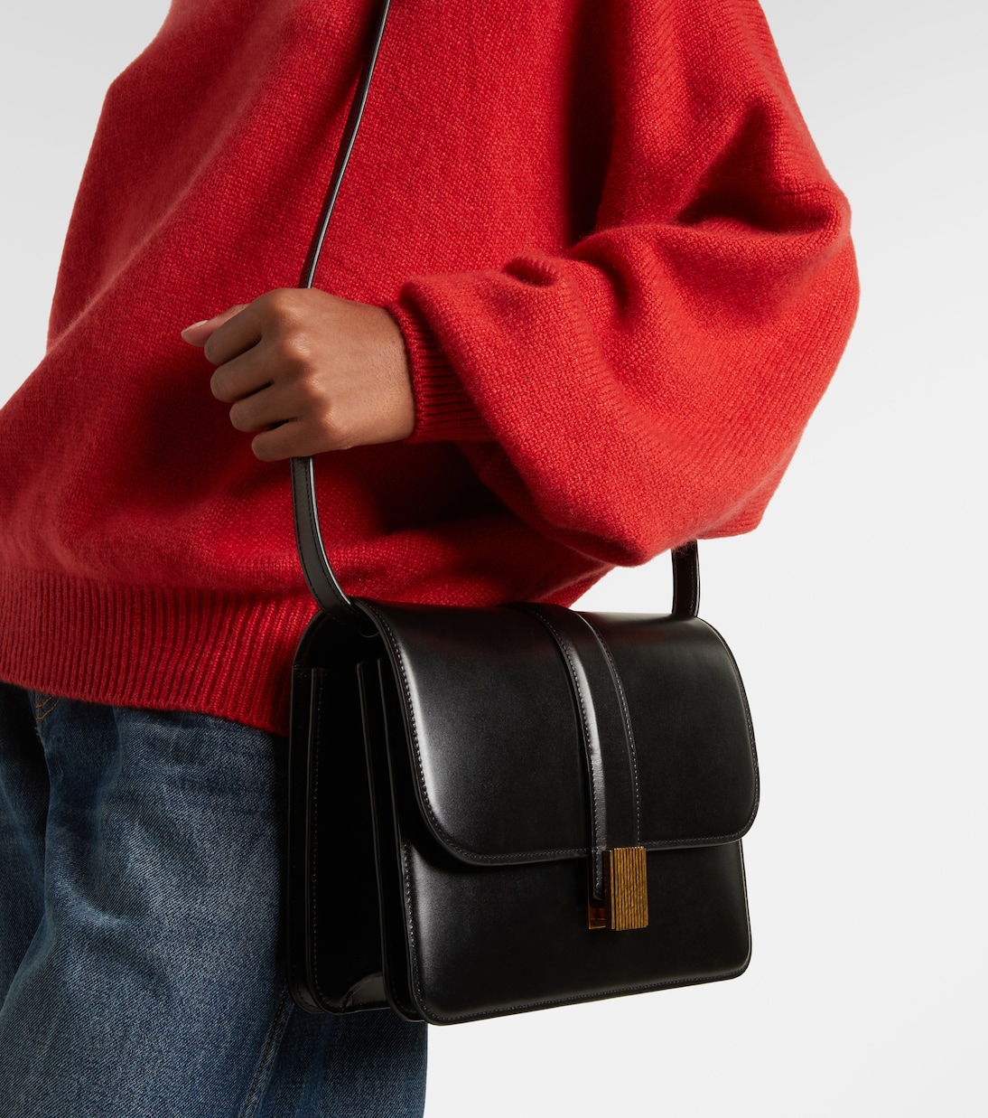 Sac à bandoulière Blake en cuir | Khaite